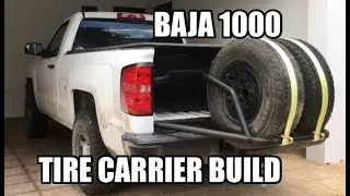 Custom Tire Carrier for Pick-Up Truck Bed *PreRunner Dual 2 Tire*