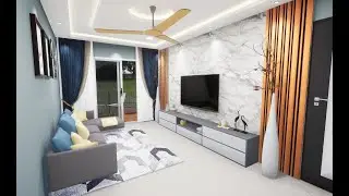 Interior Design of Living Room in UE4 with 1050ti
