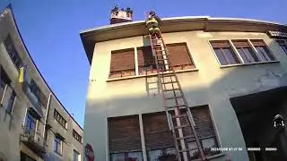 🚒👩‍🚒💦🔥Principio d’incendio Canna Fumaria