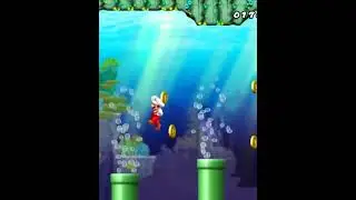 They REMOVED WATER from every water level... (Harder Super Mario Bros. Wii)