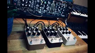 Glitching Synths & Beats through UAFX Starlight Echo, Astra Modulation Machine & Golden Reverberator