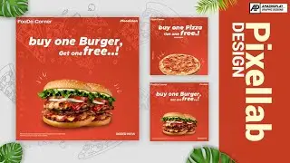 Learn to make premium Poster graphic design in mobile pixellab | social media post Graphic design