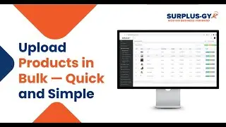 𝗕𝘂𝗹𝗸 𝗣𝗿𝗼𝗱𝘂𝗰𝘁 𝗨𝗽𝗹𝗼𝗮𝗱 𝗧𝘂𝘁𝗼𝗿𝗶𝗮𝗹 | 𝗛𝗼𝘄 𝘁𝗼 𝗜𝗺𝗽𝗼𝗿𝘁 𝗣𝗿𝗼𝗱𝘂𝗰𝘁𝘀 𝗶𝗻 𝗕𝘂𝗹𝗸 𝗼𝗻 𝗦𝘂𝗿𝗽𝗹𝘂𝘀-𝗚𝗬