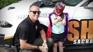 Local law enforcement and fire officials visit Camp MIND