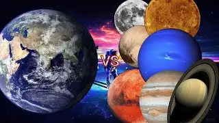 earth VS solar system planet #earth #keplerplanet
