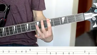 Queen - Another One Bites The Dust (Bass Tutorial with TABS)