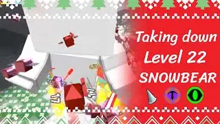 Taking down level 22 Snowbear - Bee Swarm Simulator