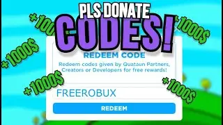 ALL PLS DONATE CODES! 😱 [2024 WORKING]