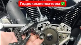 Harley Davidson замена цепи ГРМ на  + Доп свет