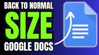 How Do I Get My Google Docs Back To Normal Size