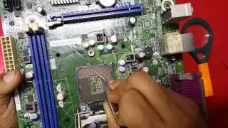 how to repair DH61WW motherbord prosesor pin riplessment