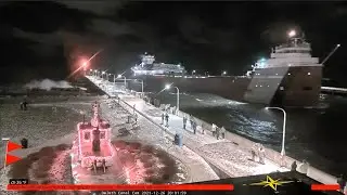 Gale Force Arrival - Arthur M Anderson arrived in Duluth 12/26/2021