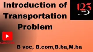 Introduction of Transportation Problem # linear Programming problem # operations research