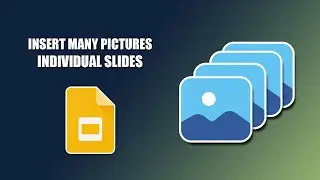How to insert many pictures into individual slides in google slides