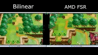 The legend of Zelda Links Awakening on PC  Intel i5 10400 intel UHD 630 FSR Comparison