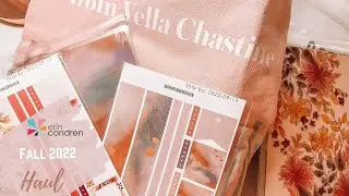 Erin Condren Fall 2022 Haul | Petite Planners + A5 Ring Agenda #ecsquad #erincondren #fallseason