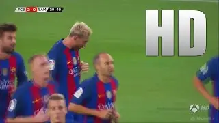 FC Barcelona Sampdoria 3-2 Highligts (10.08.2016) HD