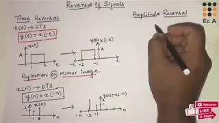 #87 REVERSAL of signals ( Time and Amplitude reversal) || EC Academy