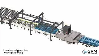 GPM automation - New laminated glass line video