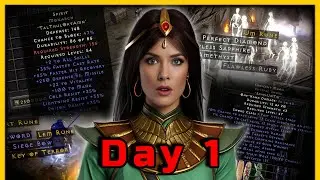 Zero to Hero in 24 Hours, S8 Charged Bolt Character and Gear Progress - Diablo 2 Resurrected