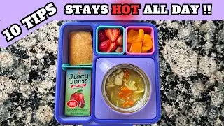 HOW TO KEEP THE OMIEBOX LUNCHBOX THERMOS HOT ALL DAY!