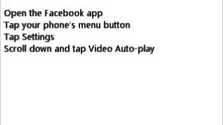 how to disable automatic video play on facebook