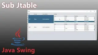 Java Programming - Custom Table