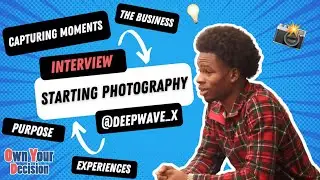 @Deepwave_x On becoming a photographer  how he's pursuing his vision around photography