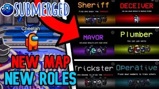 SUBMERGED Map New ROLES + SETTINGS! (Among Us Update)