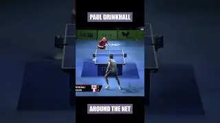 Paul Drinkhall AROUND THE NET! #shorts #tabletennis
