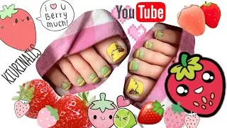 COMO HACER PEDICURE COLOR AMARLLO IDEA 💡🍓🎊💞