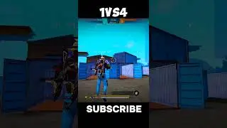 1vs4 Destroyed in Seconds🤯 || #shorts #freefire #1vs4 #youtobeshorts #classyff