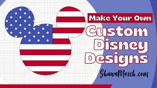 Make Your Own Disney Designs - Mickey Mouse Patterns And Peace Sign - Cricut Design Space Disney