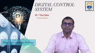 Jury’s Stability Problems by Mr. T Ravi Babu