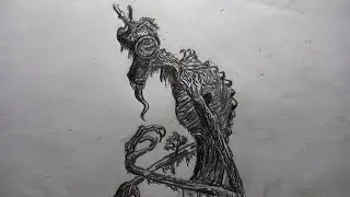 Realistic Siren Head Drawing || Siren Head Sketch ||
