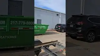 Dumpster Blocked In By The Only Car In The Entire Parking Lot