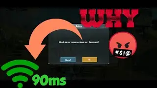 MATCH SERVER RESPONSE TIMEOUT RECONNECT | PUBG MOBILE