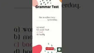 Grammar Test Series| English Grammar 