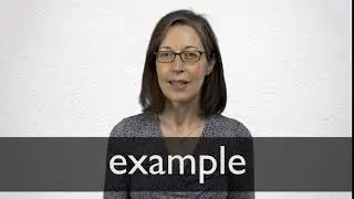 How to pronounce EXAMPLE in British English