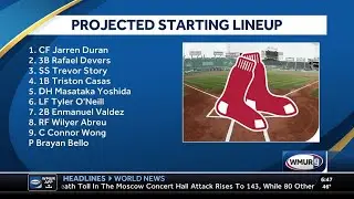 Red Sox set to play in first regular season game