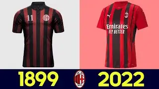 ⚽ История (Эволюция) Формы Футбольного Клуба Милан 2021-22 (2022) | Все Футболки Милана 21/22 ⚽