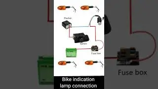 Bike indication lamp connection #shorts #youtubeshorts #viral #viralshorts