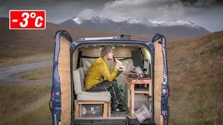 Braving FREEZING Temperatures in my Camper Van for Landscape Photography