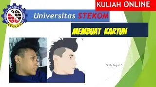 Kuliah Online: Membuat  KARTUN sederhana #9 kuliah desain grafis Semarang | kelas Sore
