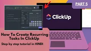 Recurring Tasks In ClickUp | Click Up Tutorial