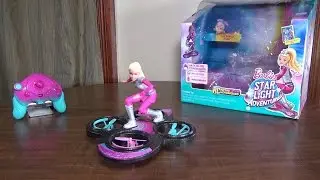Barbie Star Light Adventure - RC Flying Hoverboard - Review and Flight