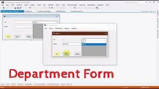 ATT MANAGEMENT - Create Department Form IN VB.NET