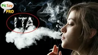 Cara Edit Foto Nama Di Asap Rokok - Tutorial Picsay Pro