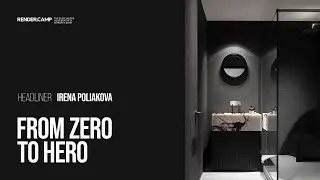 DARK BATHROOM | Interior Rendering Tutorial for Beginners | 3Ds Max + Corona Renderer