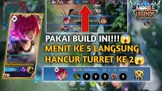 BEATRIX GOLD LINE MENIT KE 5 LANGSUNG HANCUR TURRET KE 2 😱-MOBILE LEGEND BANG BANG
